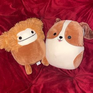 2 squishmallows Tyree and Benny NWT